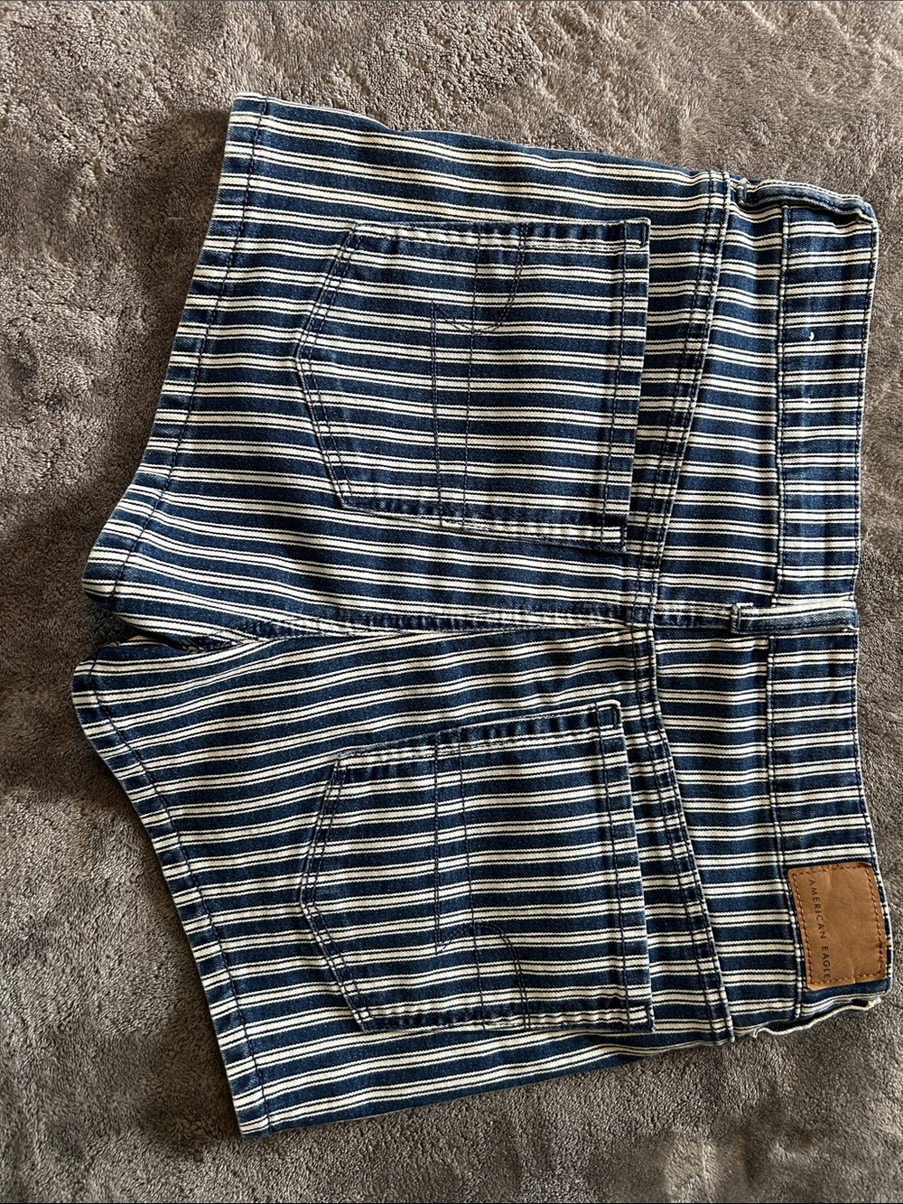 American Eagle stripes Jean shorts